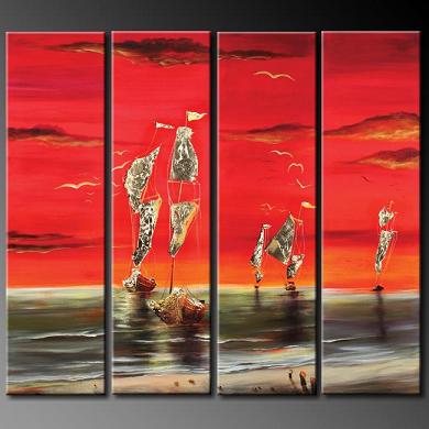 Dafen Oil Painting on canvas abstract -set363 Dafen Oil Painting on canvas abstract -set363